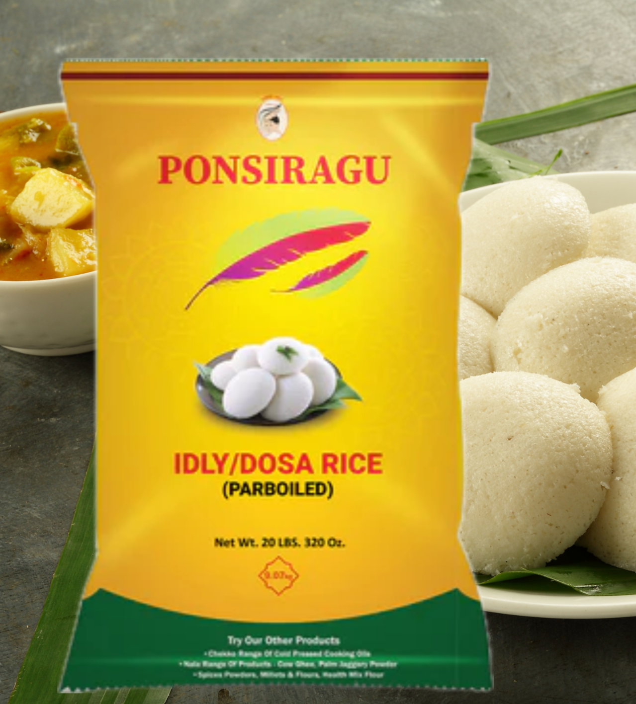 Ponsiragu Premium Idly / Dosa Rice